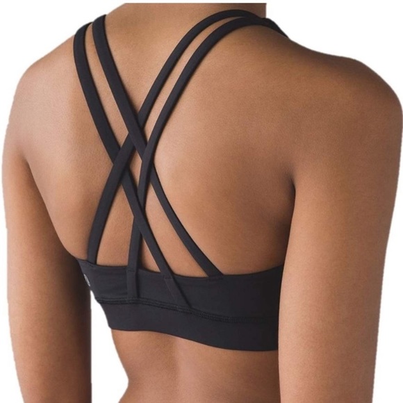 lululemon athletica Other - Lululemon black energy bra size 8